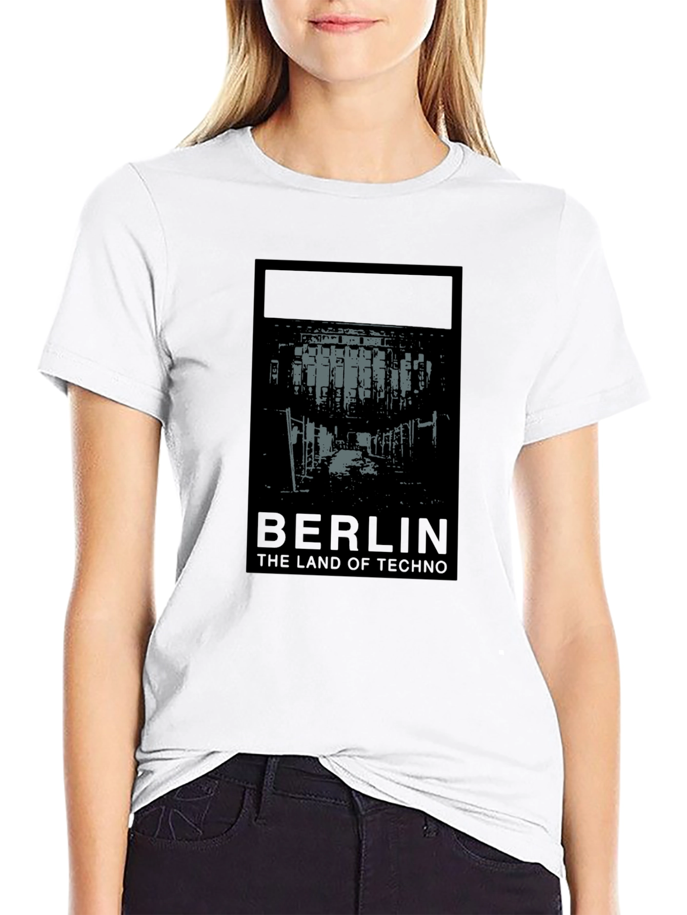 Berlin Techno Land Graphic Tee - Unisex Black T-Shirt