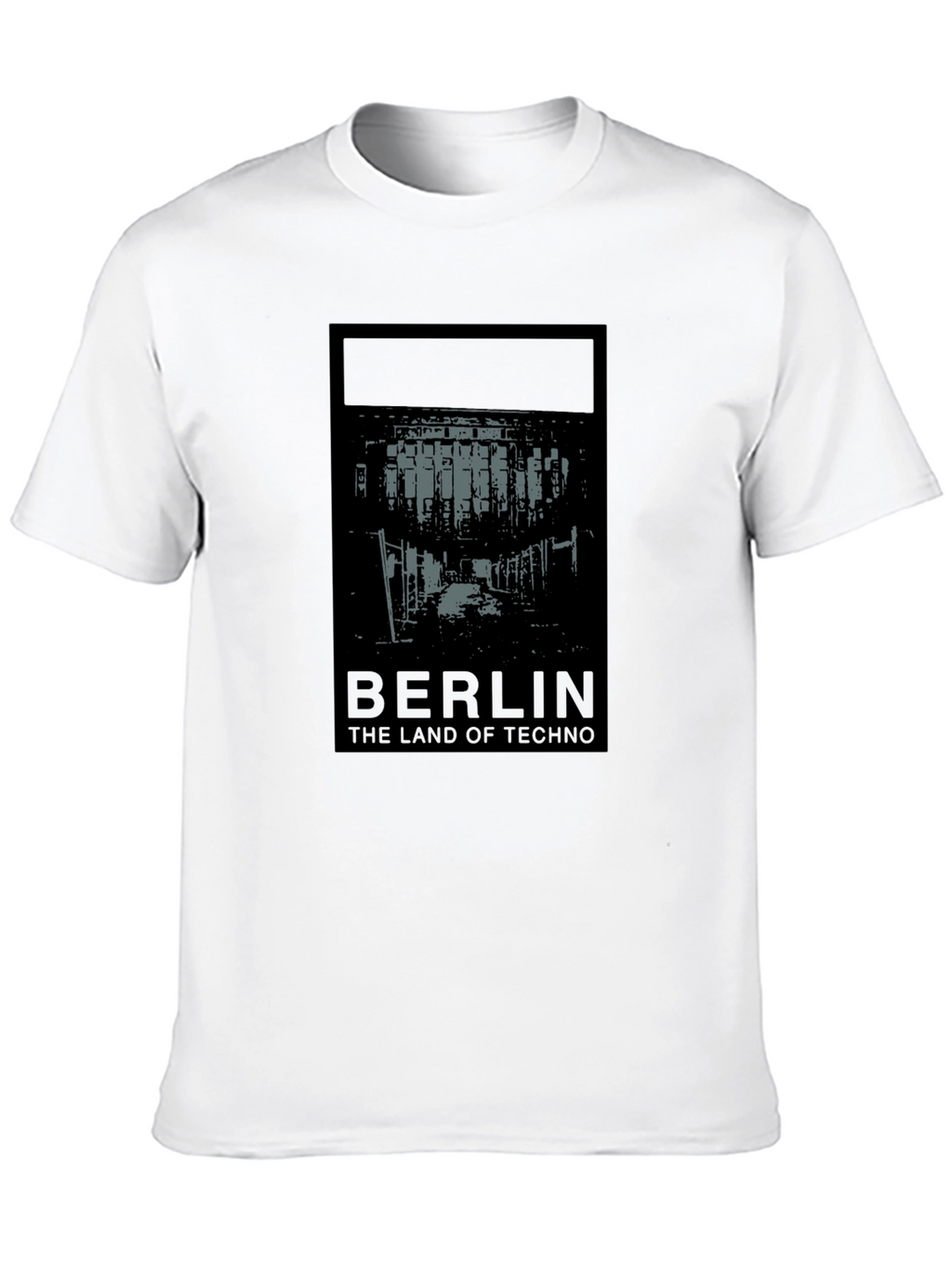 Berlin Techno Land Graphic Tee - Unisex Black T-Shirt