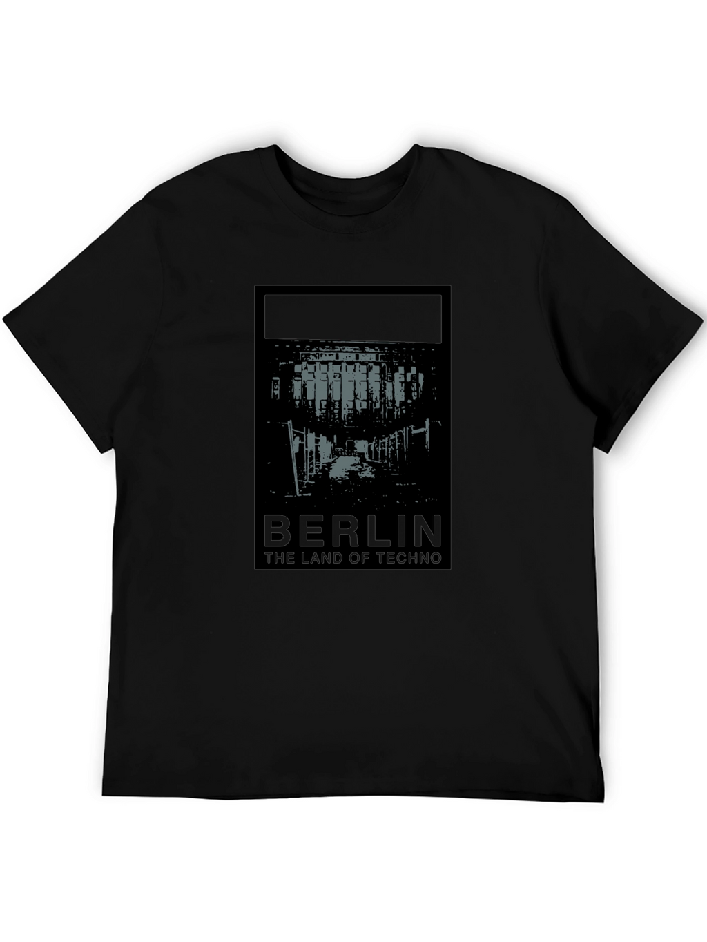 Berlin Techno Land Graphic Tee - Unisex Black T-Shirt