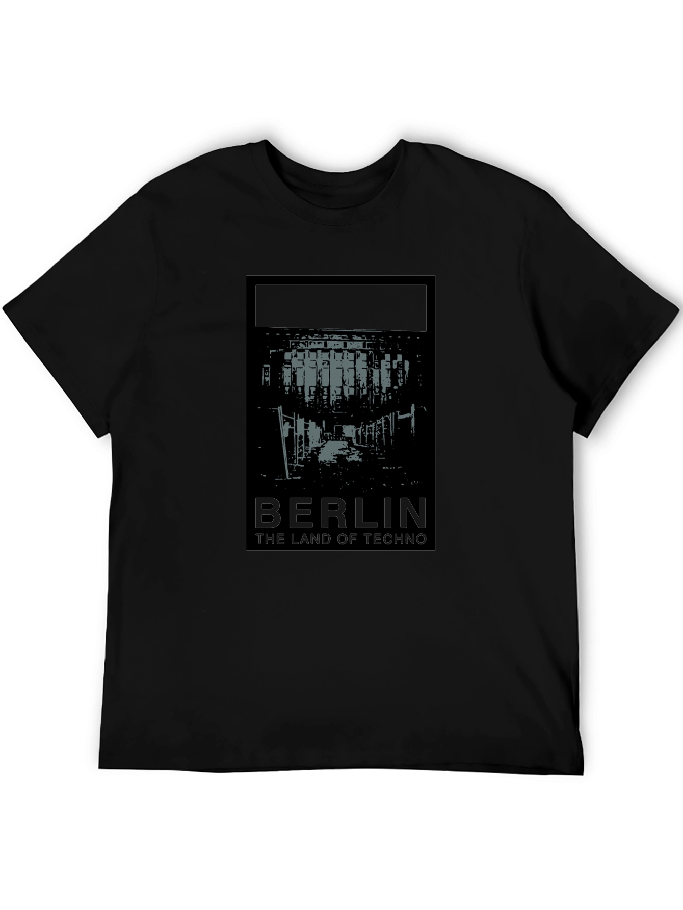Berlin Techno Land Graphic Tee - Unisex Black T-Shirt