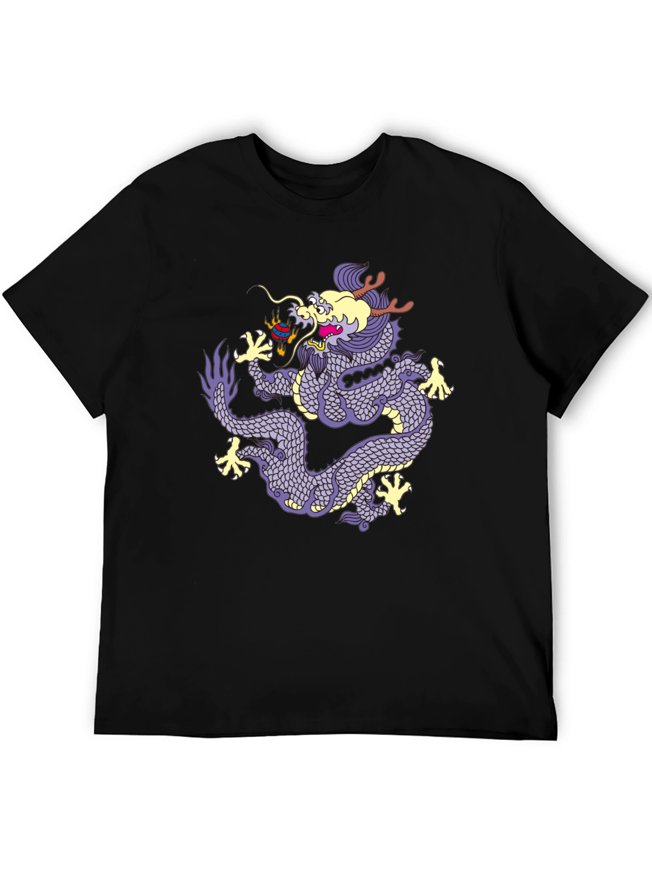Dragon Graphic Tee - Black