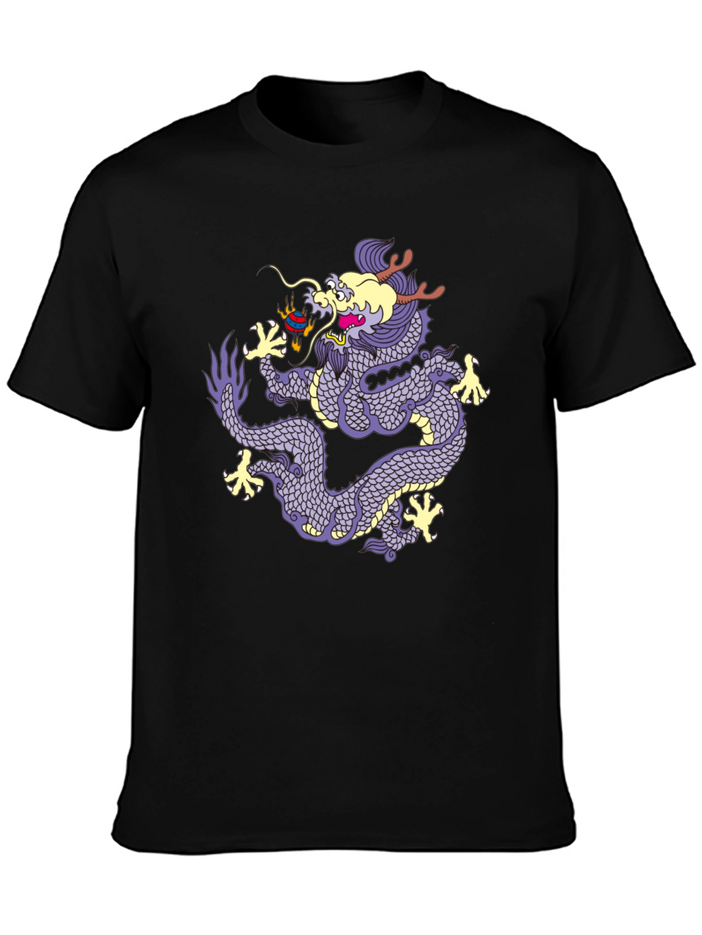 Dragon Graphic Tee - Black