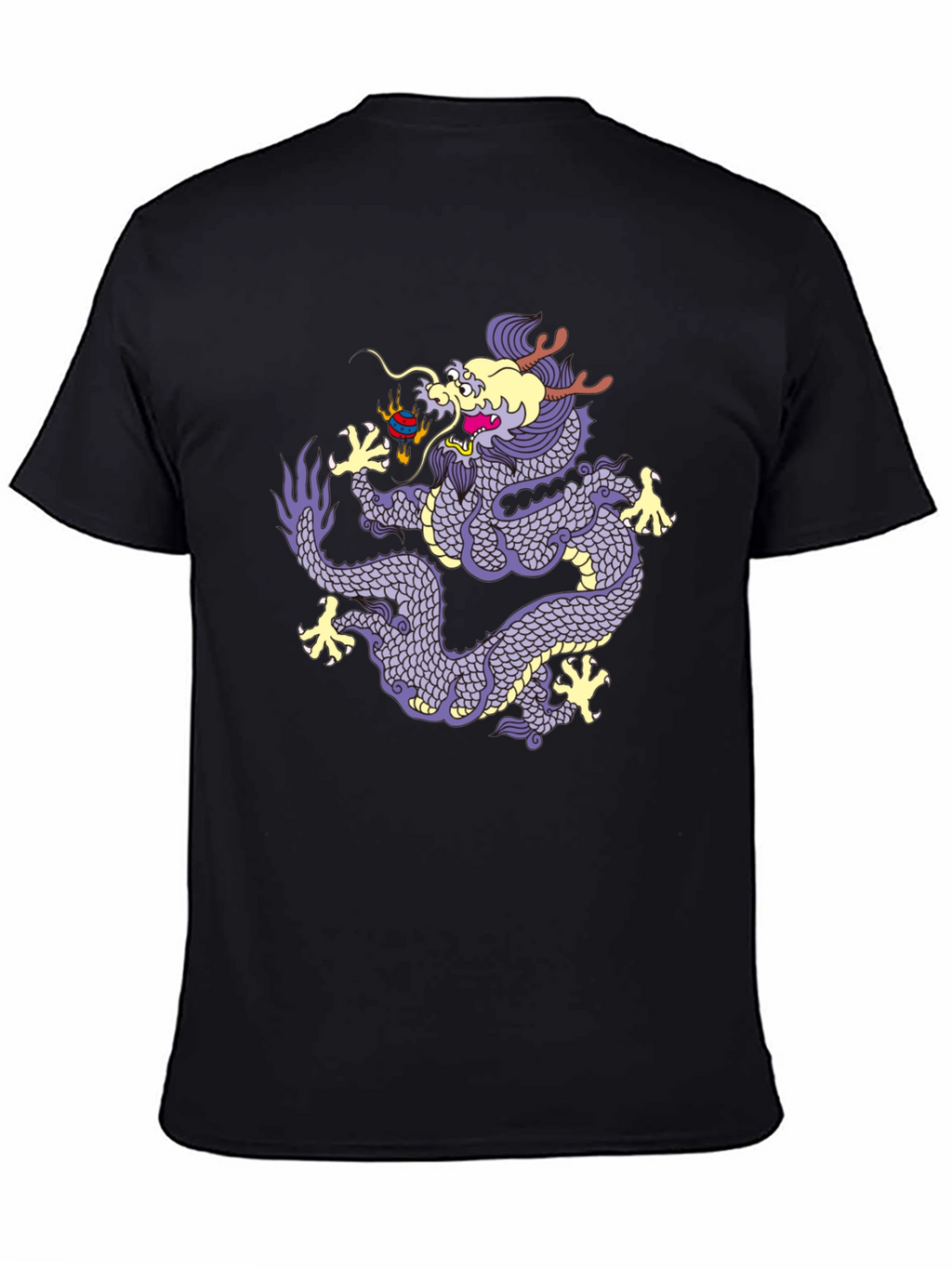 Dragon Graphic Tee - Black