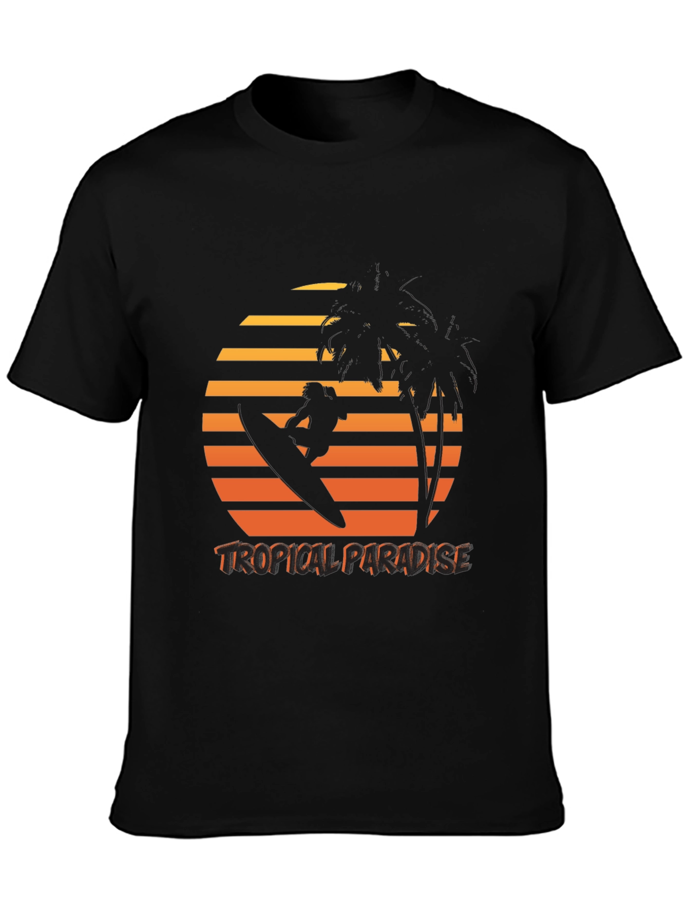 Tropical Paradise Graphic T-Shirt