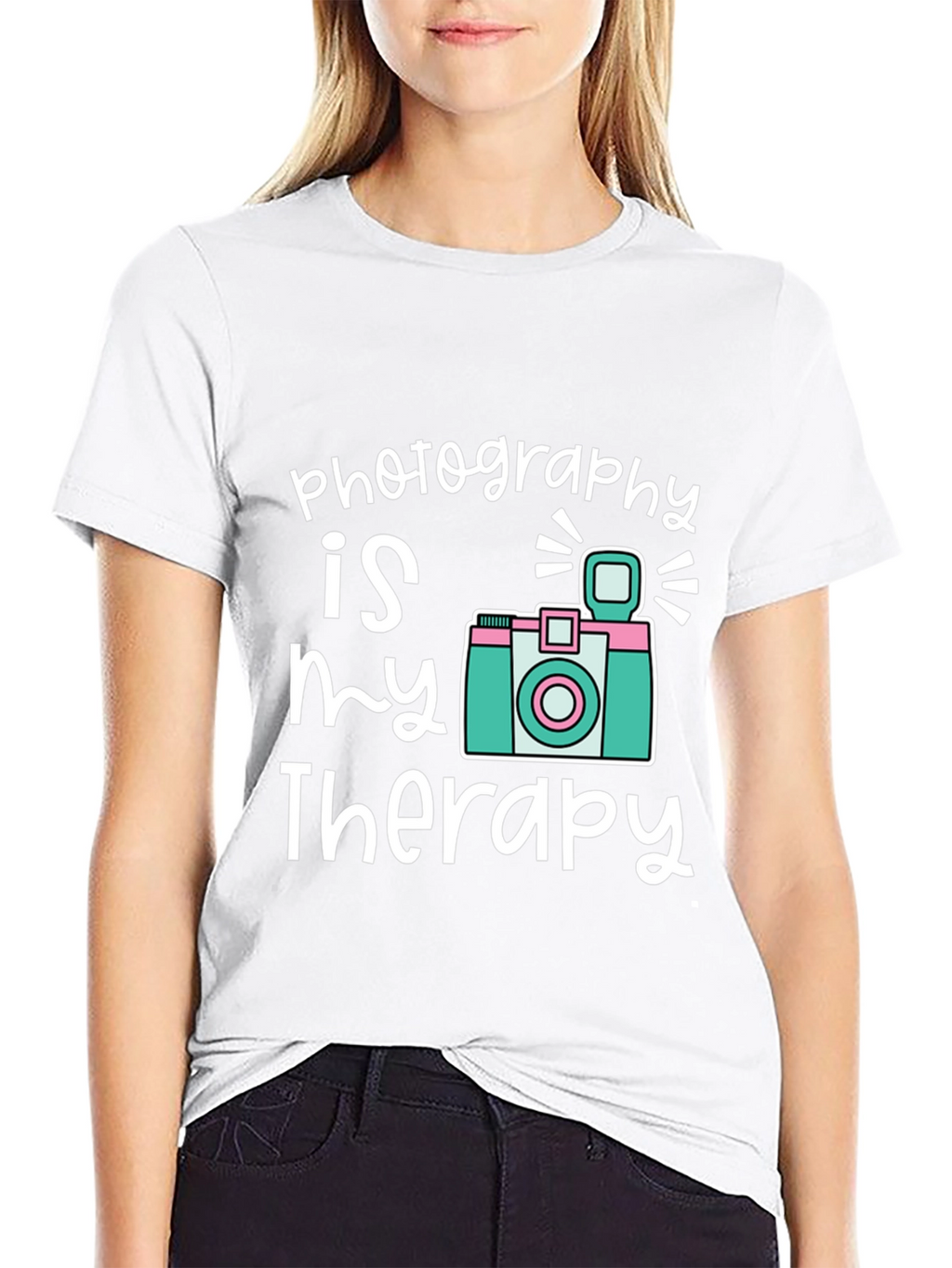 Photography is My Therapy Graphic T-Shirt