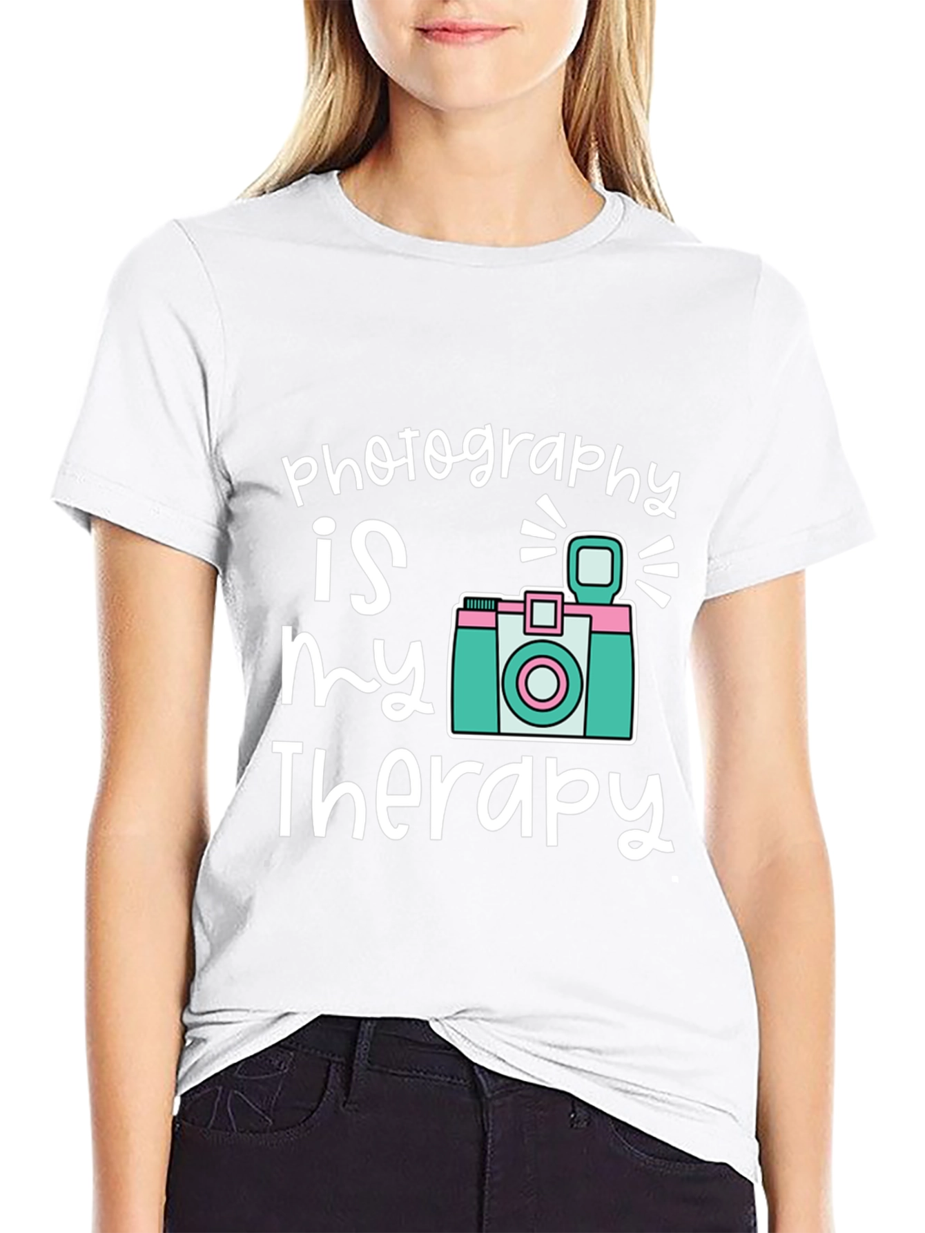 Photography is My Therapy Graphic T-Shirt