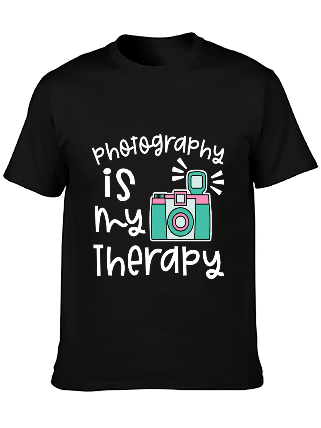Photography is My Therapy Graphic T-Shirt