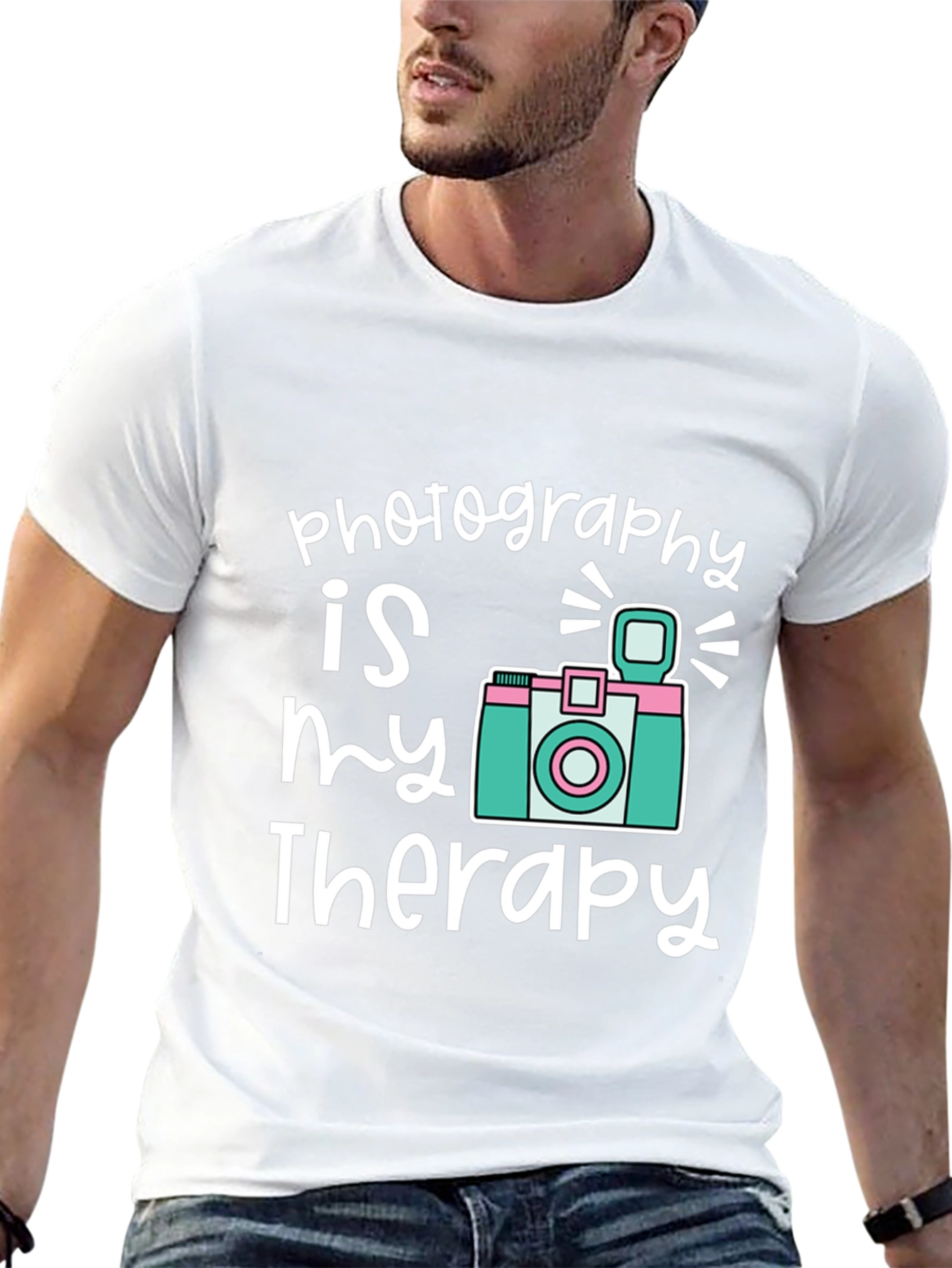 Photography is My Therapy Graphic T-Shirt
