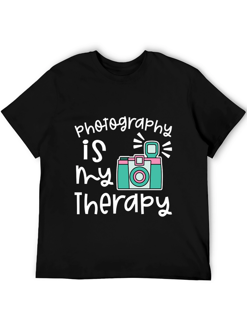 Photography is My Therapy Graphic T-Shirt