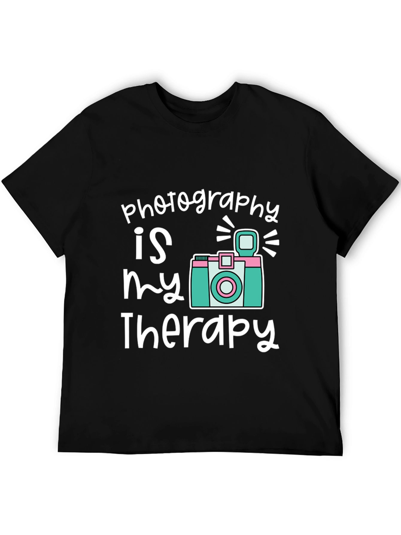 Photography is My Therapy Graphic T-Shirt