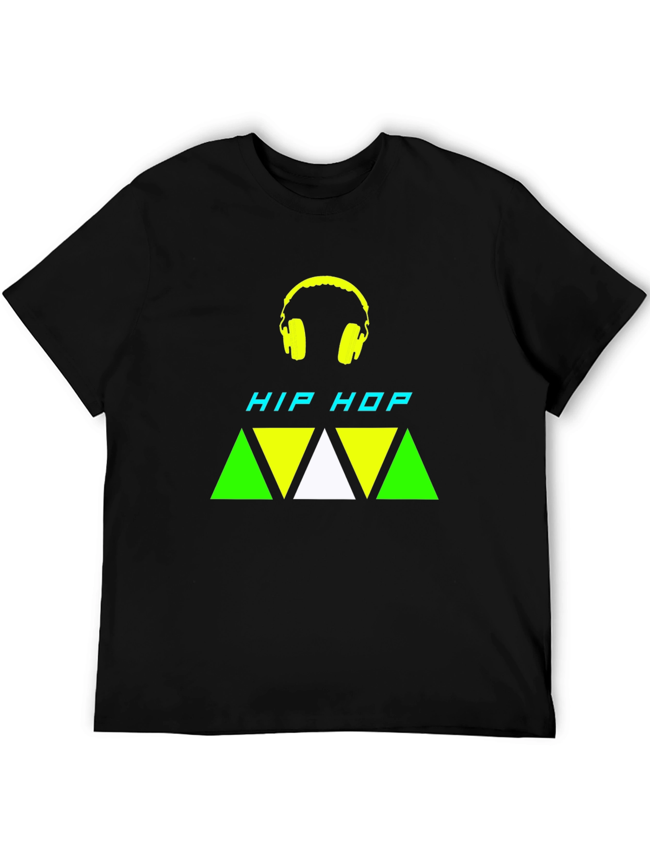 Hip Hop Graphic Tee - Stylish & Trendy Black T-Shirt