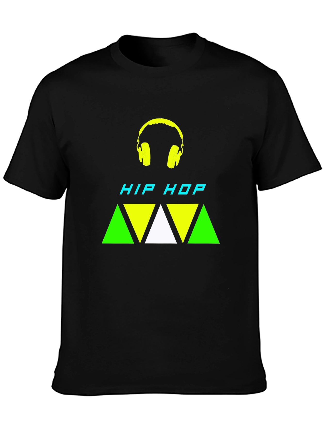 Hip Hop Graphic Tee - Stylish & Trendy Black T-Shirt
