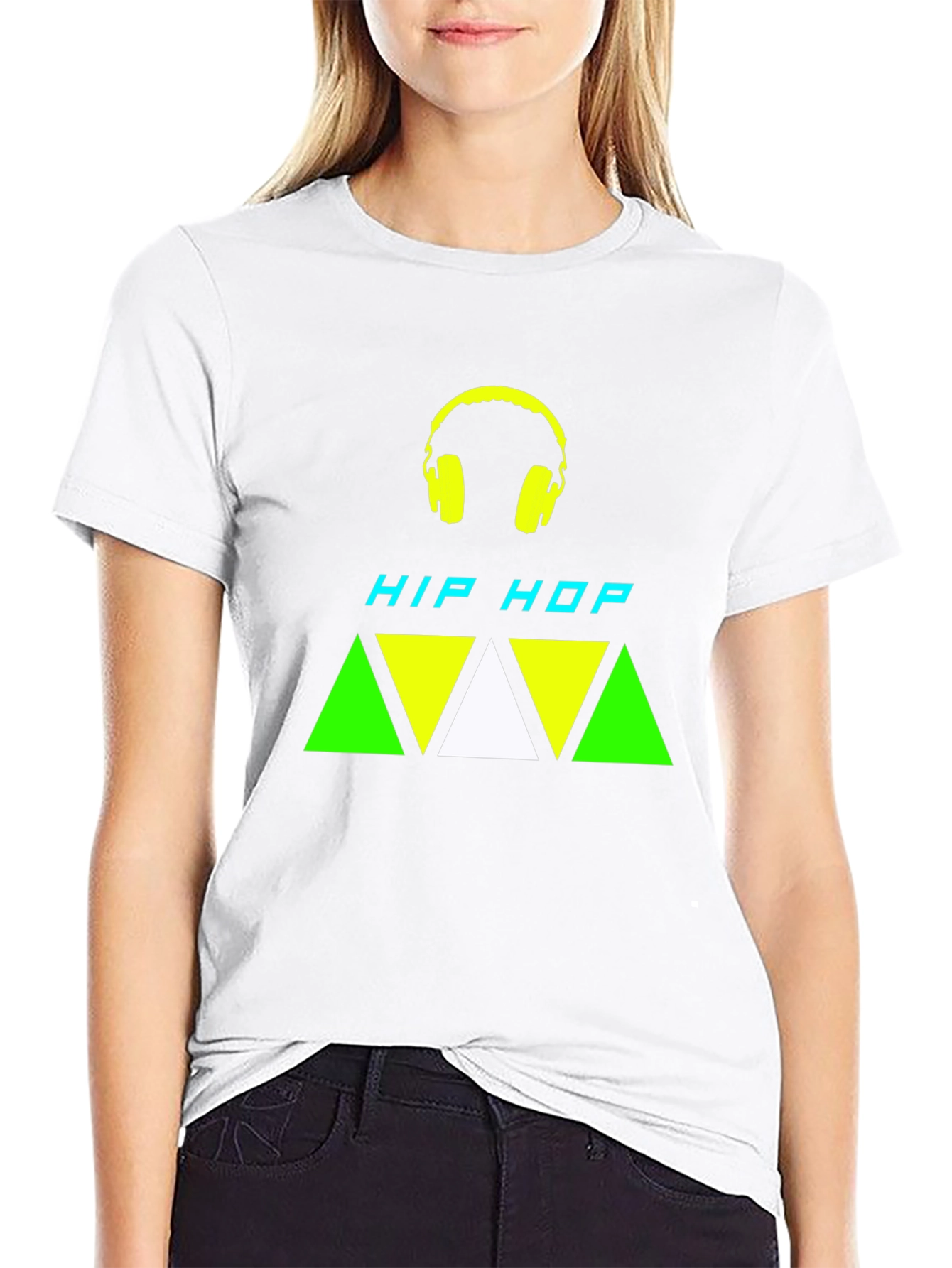Hip Hop Graphic Tee - Stylish & Trendy Black T-Shirt