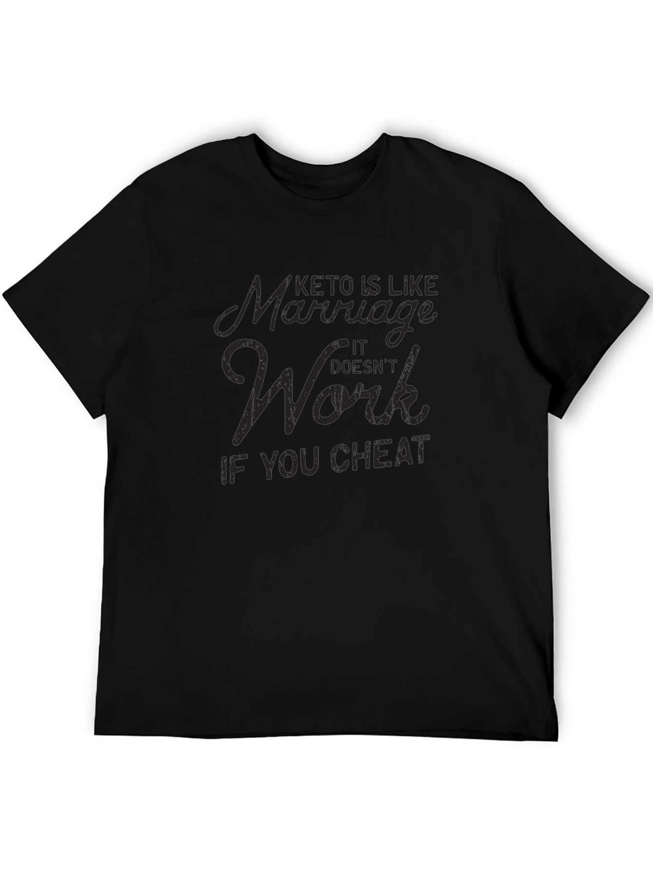 Keto & Marriage T-Shirt - Funny Diet Shirt