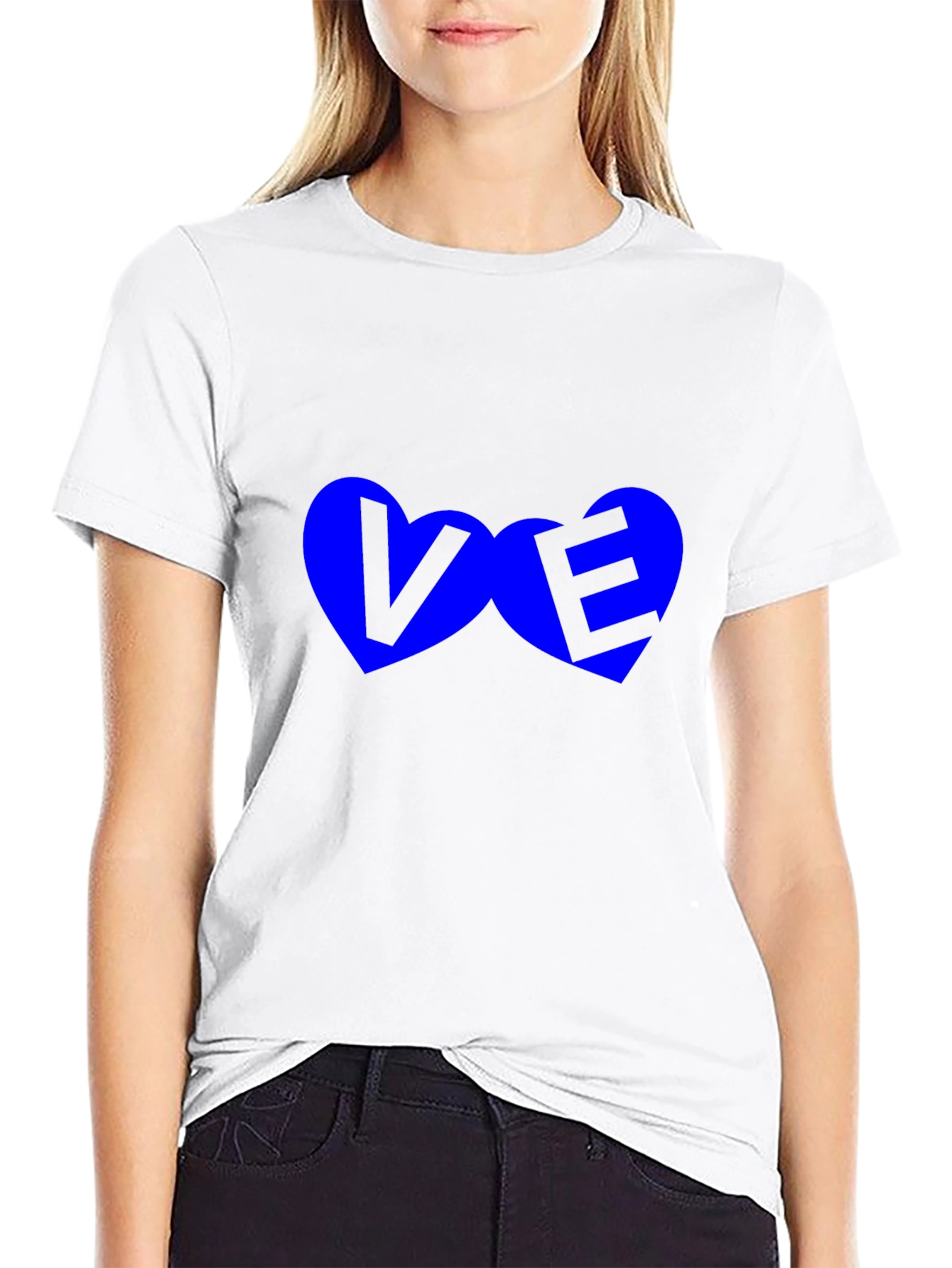 Love Heart VE Black T-Shirt