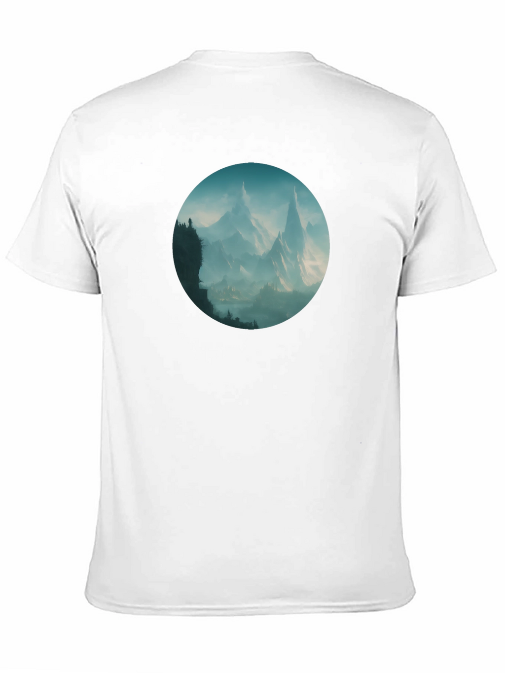 Mountain Vista Graphic Tee - Stylish Black T-Shirt