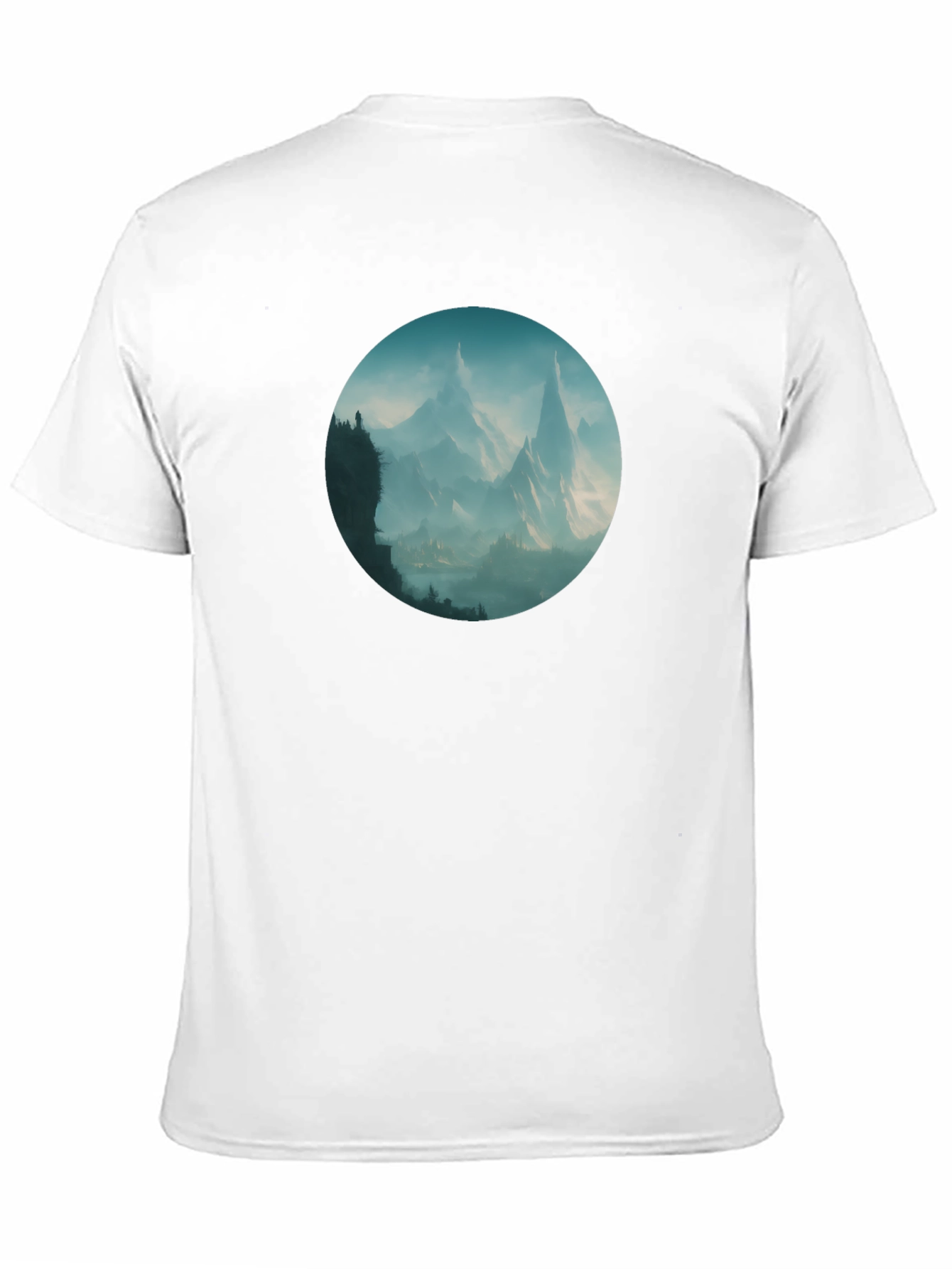 Mountain Vista Graphic Tee - Stylish Black T-Shirt