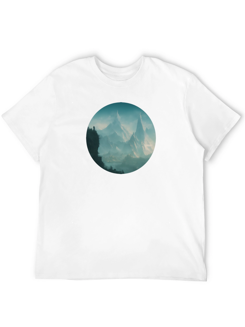 Mountain Vista Graphic Tee - Stylish Black T-Shirt