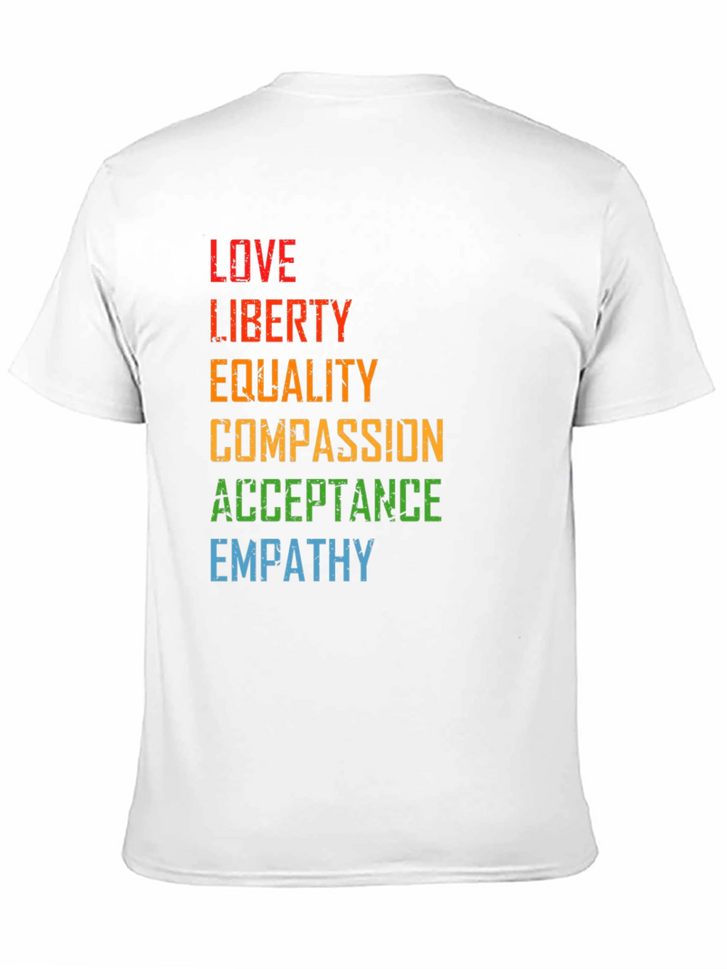 Love Liberty Equality Black Graphic Tee