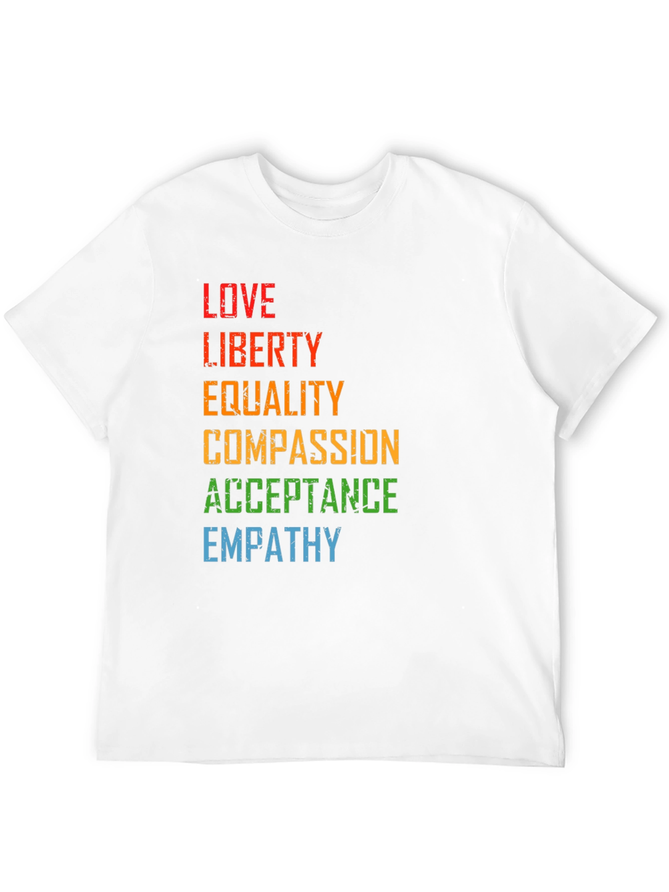 Love Liberty Equality Black Graphic Tee