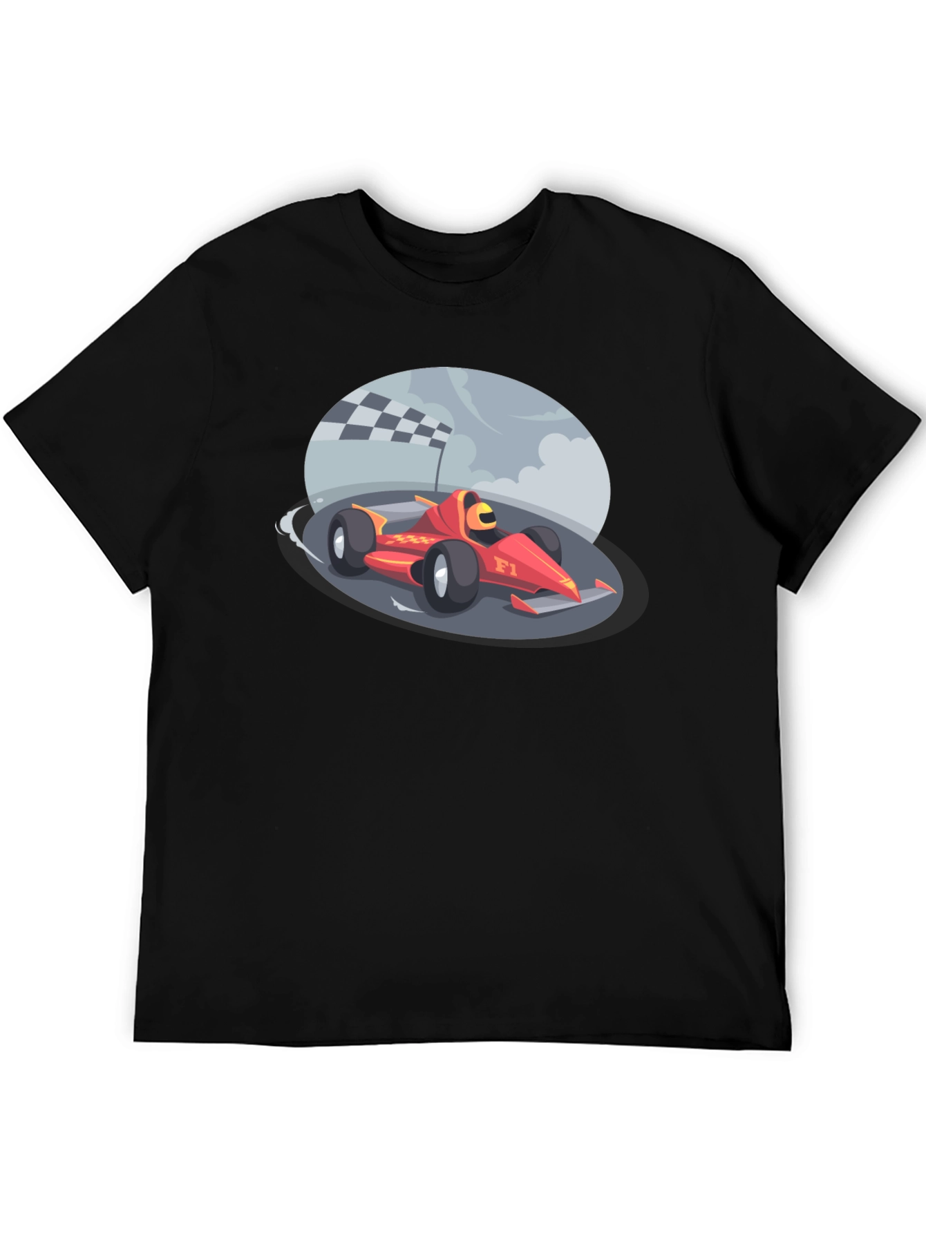 Racing Car Graphic Tee - Motorsport Fan T-Shirt