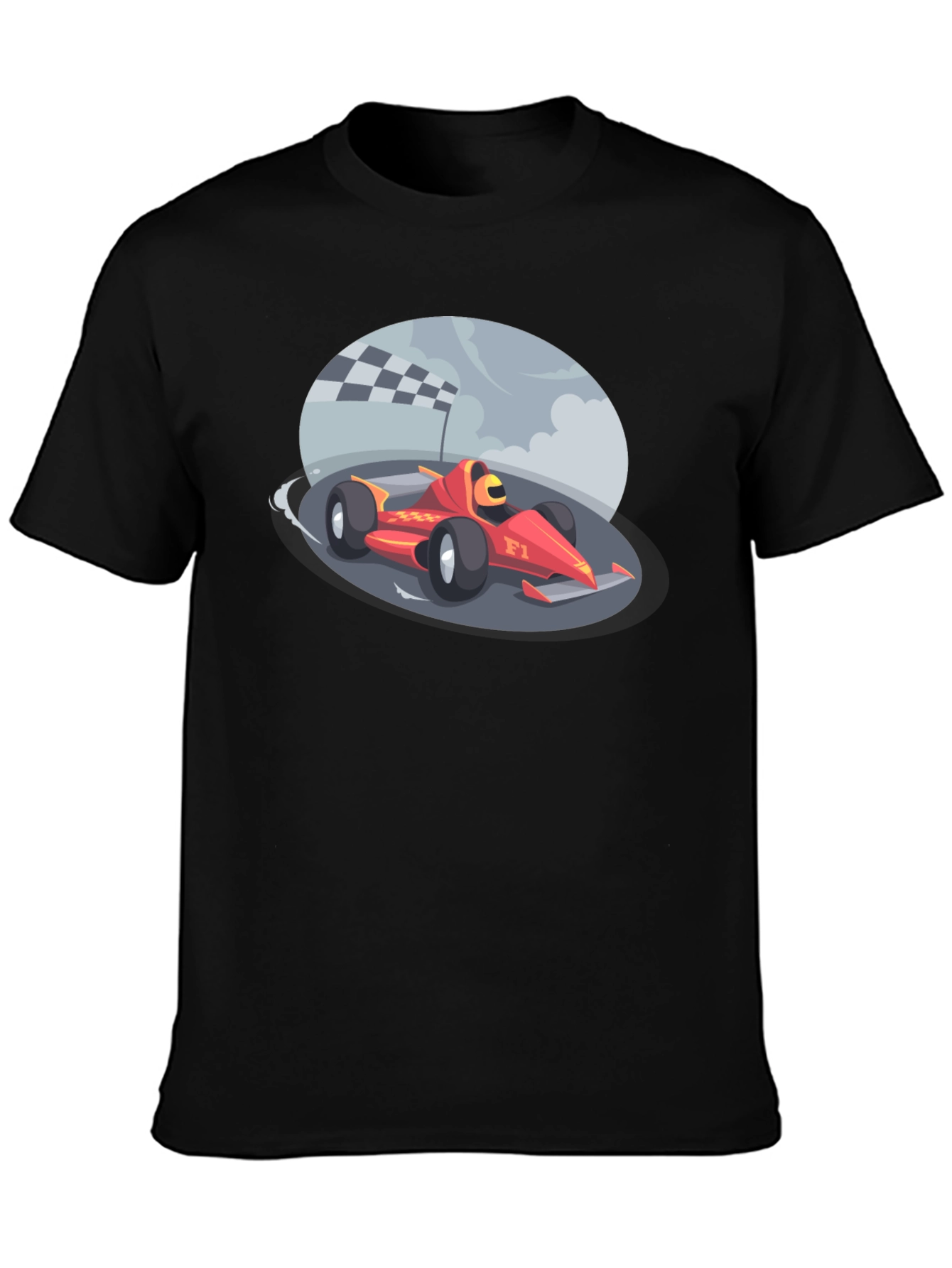 Racing Car Graphic Tee - Motorsport Fan T-Shirt