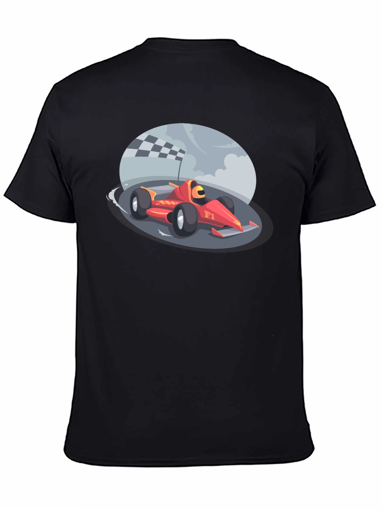 Racing Car Graphic Tee - Motorsport Fan T-Shirt