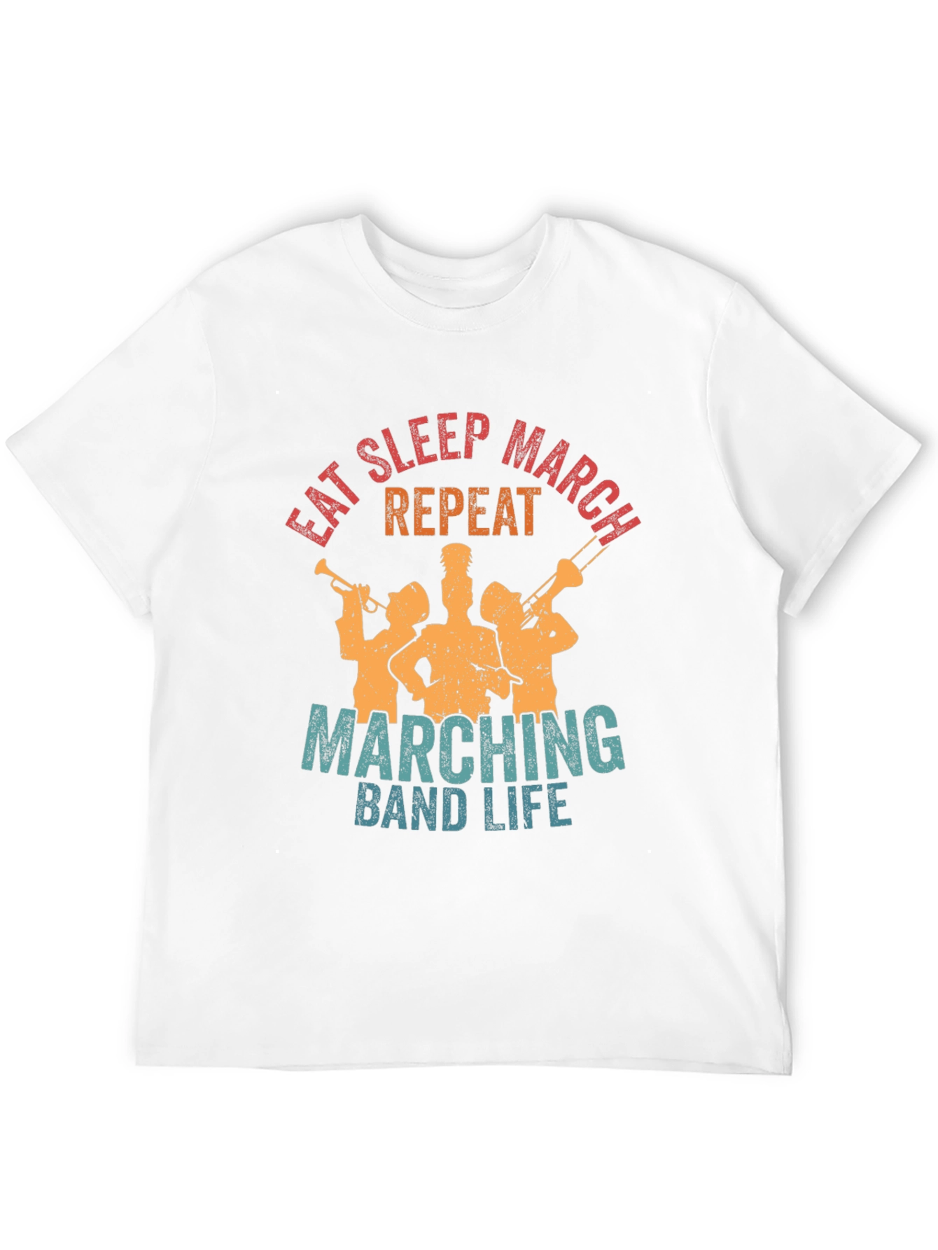 Eat Sleep March Repeat Band Life Tee
