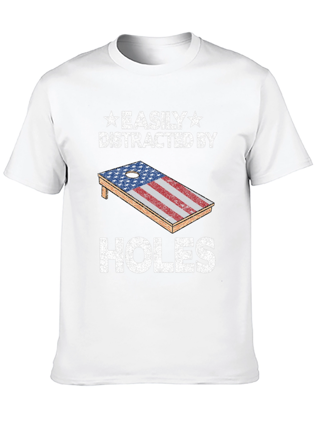 Easily Distracted By Holes Cornhole T-Shirt