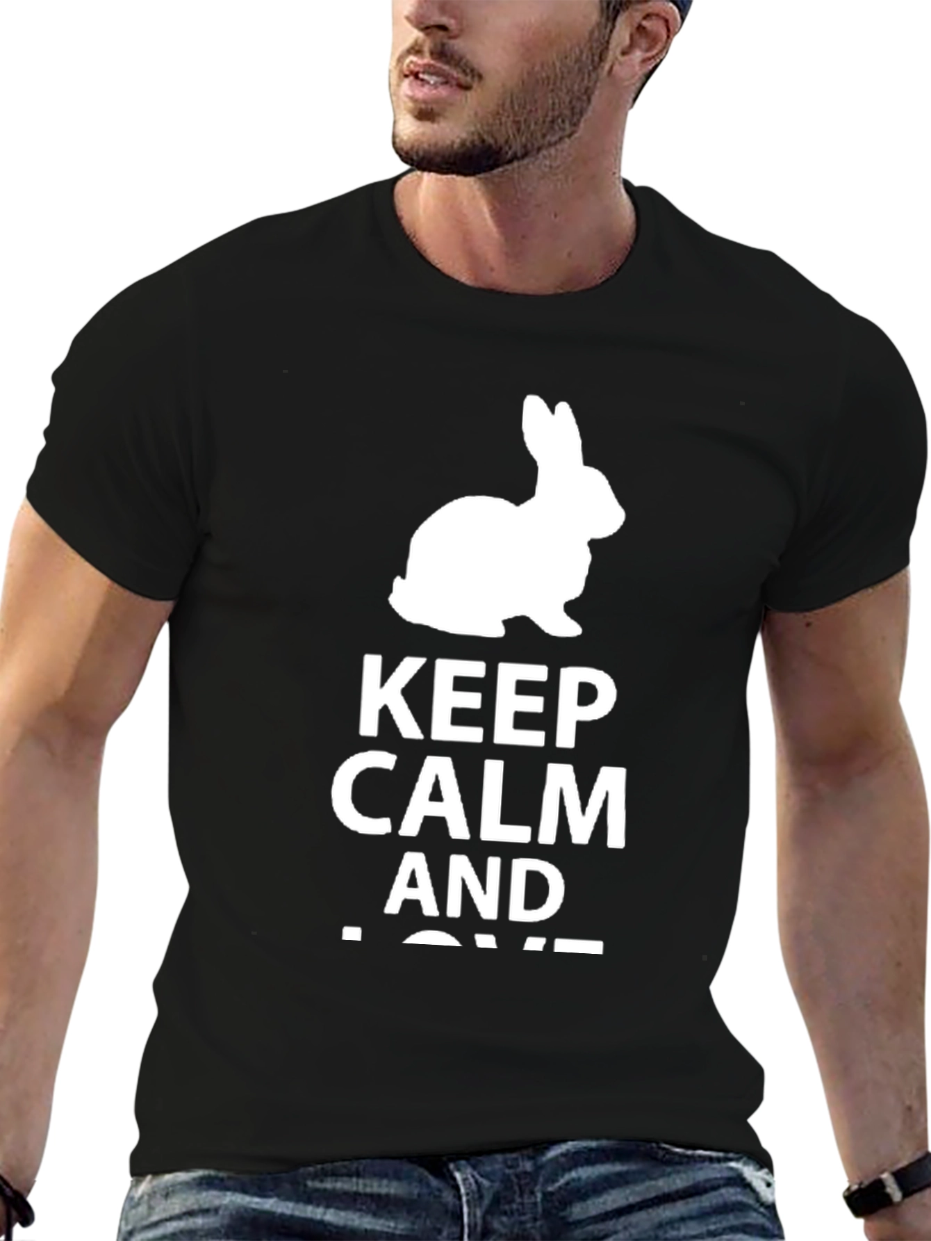 Keep Calm Rabbit Graphic Tee