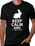 Keep Calm Rabbit Graphic Tee