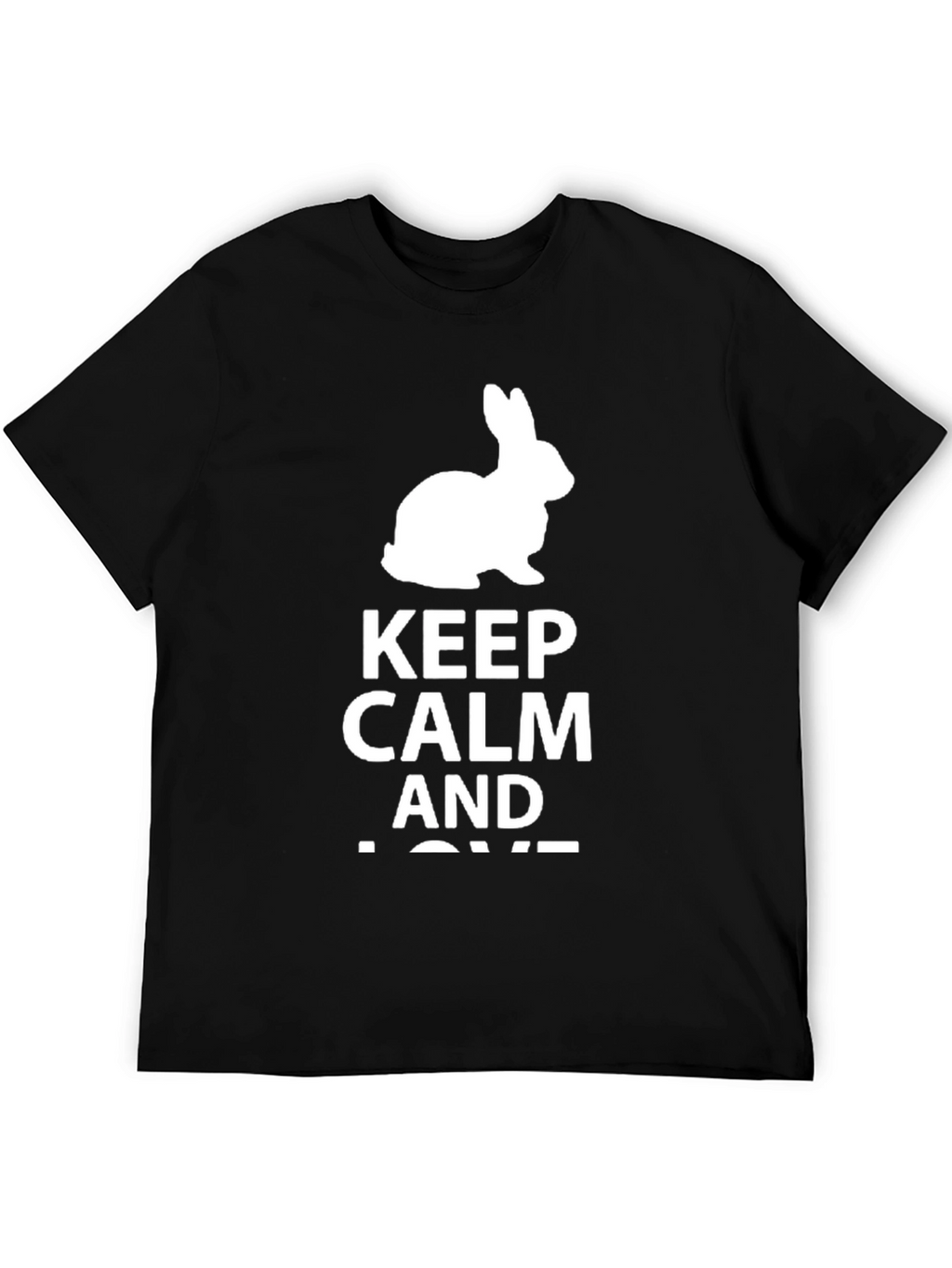 Keep Calm Rabbit Graphic Tee