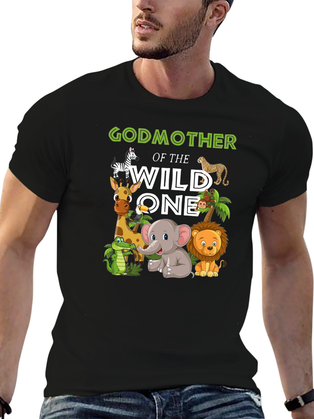 Godmother of the Wild One Black Graphic Tee