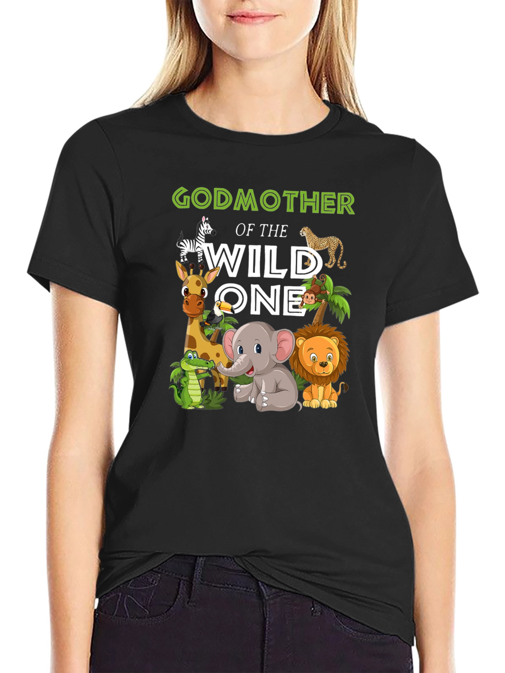 Godmother of the Wild One Black Graphic Tee