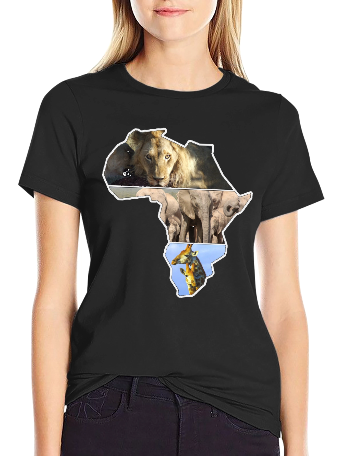 African Animals Graphic T-Shirt
