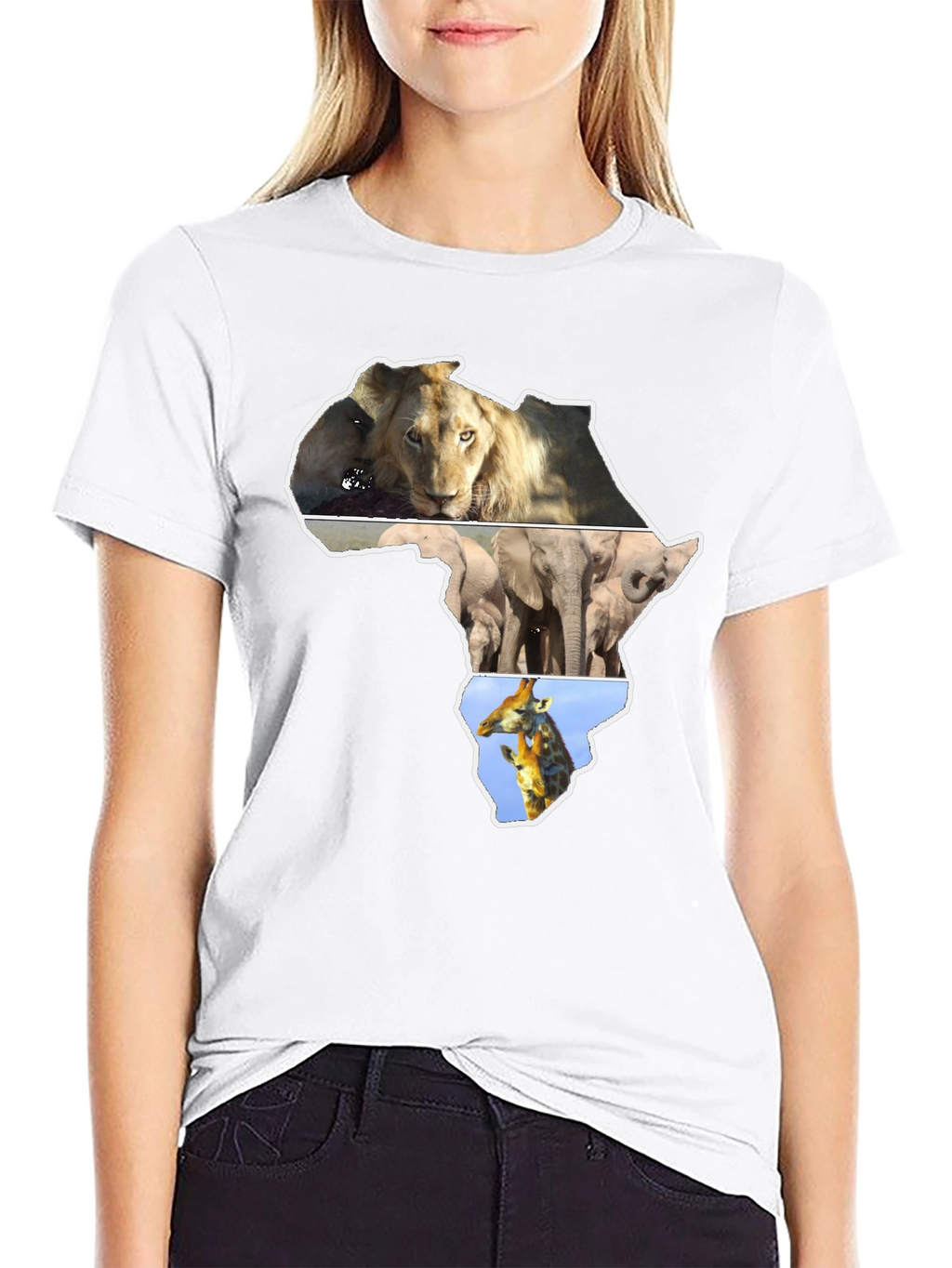 African Animals Graphic T-Shirt