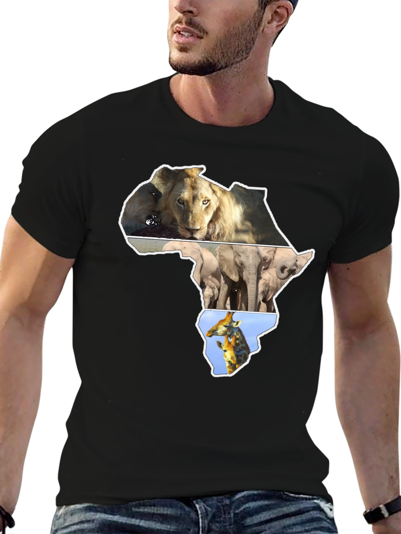 African Animals Graphic T-Shirt