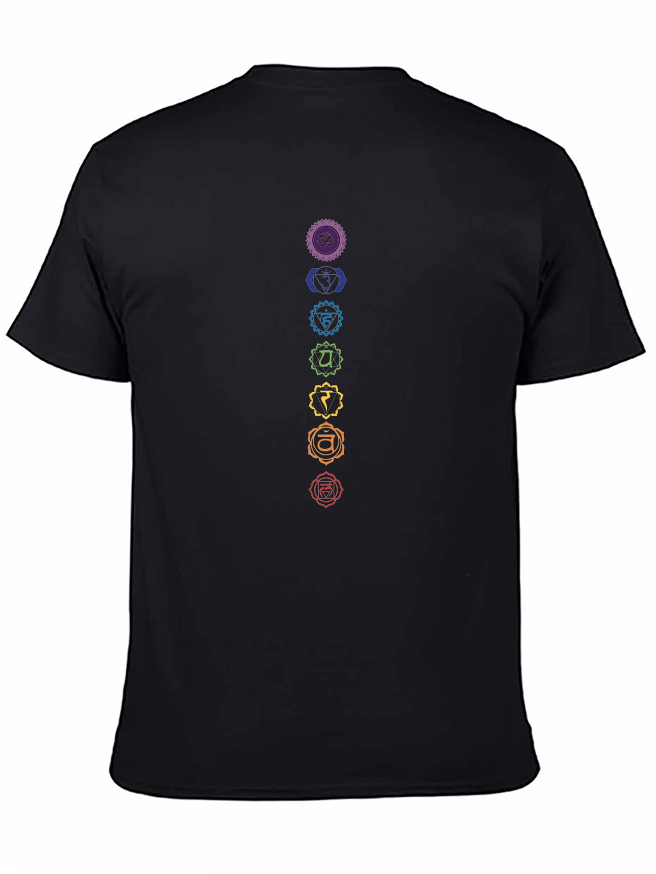 Chakra Symbol Black T-Shirt