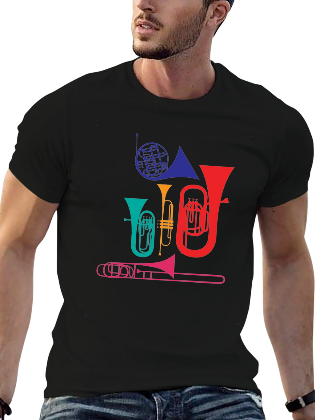 Colorful Brass Band T-Shirt