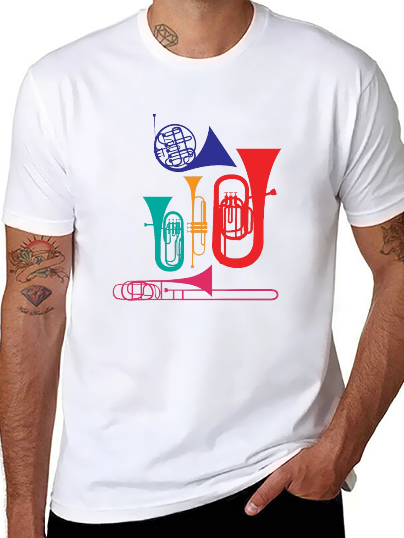 Colorful Brass Band T-Shirt