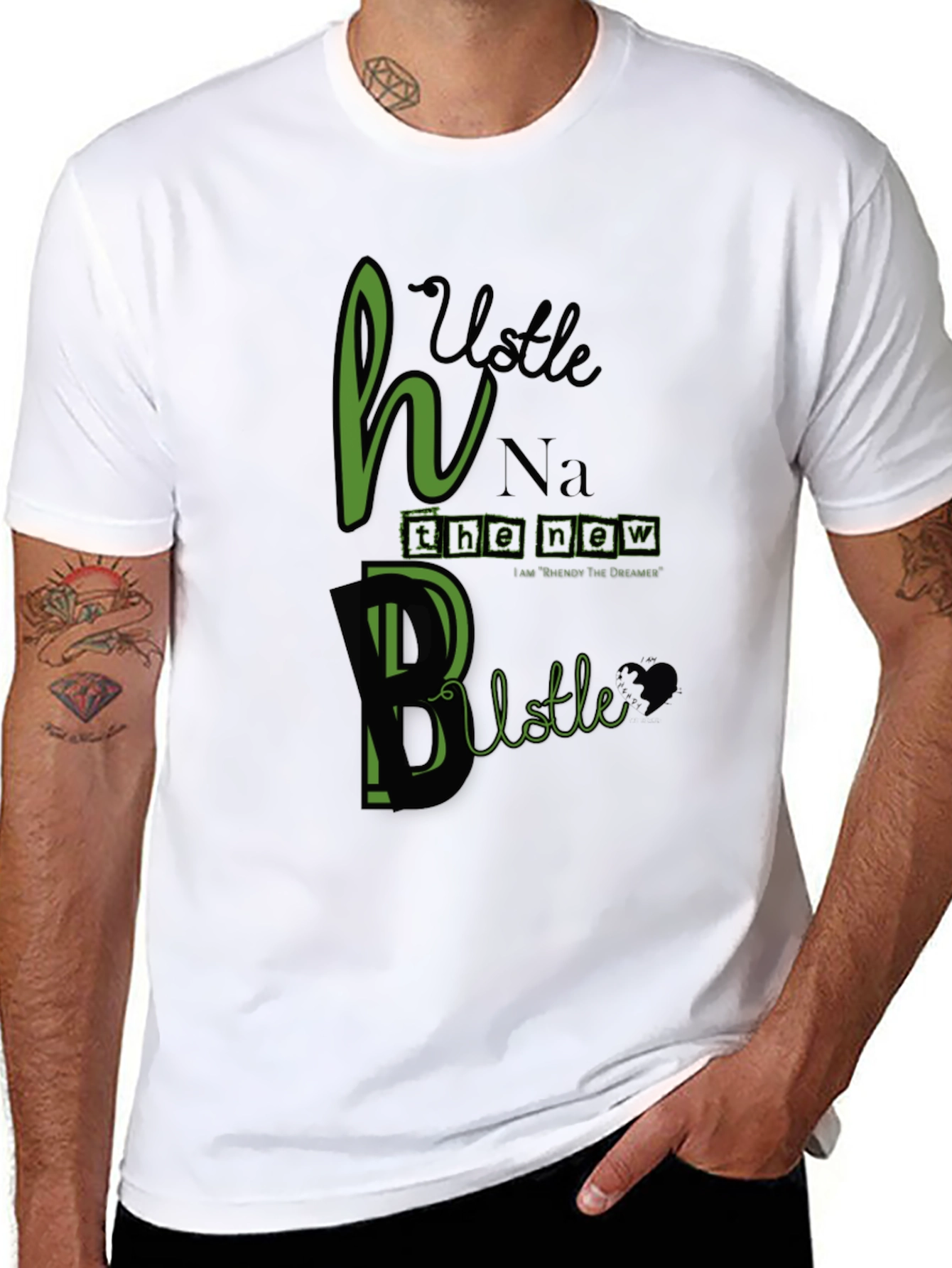 Hustle T-Shirt - Hb Na the new Blstle