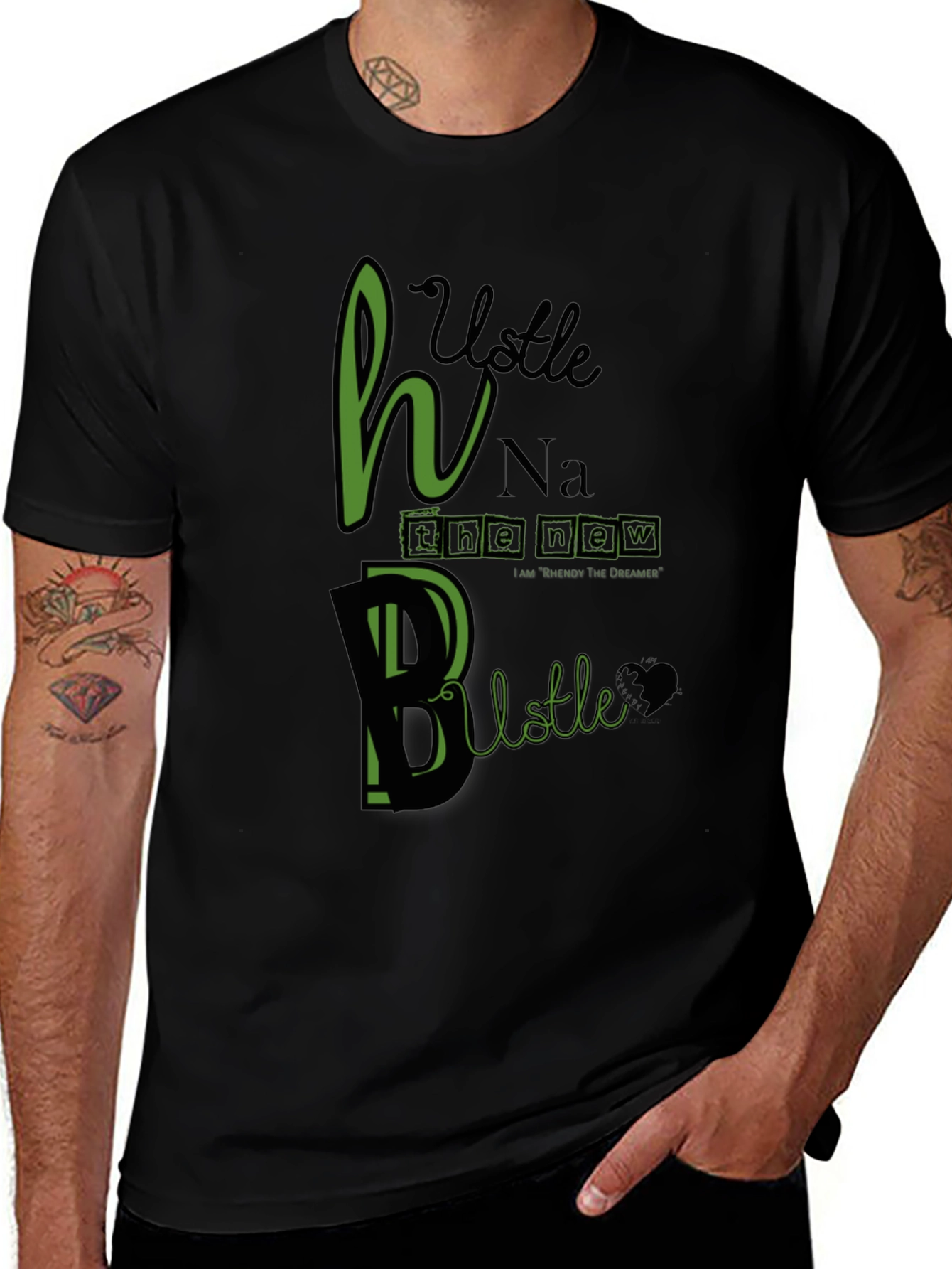 Hustle T-Shirt - Hb Na the new Blstle
