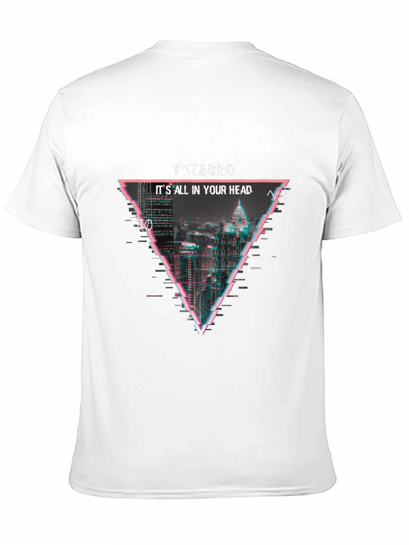 Cyberpunk Cityscape T-Shirt - Its All In Your Head