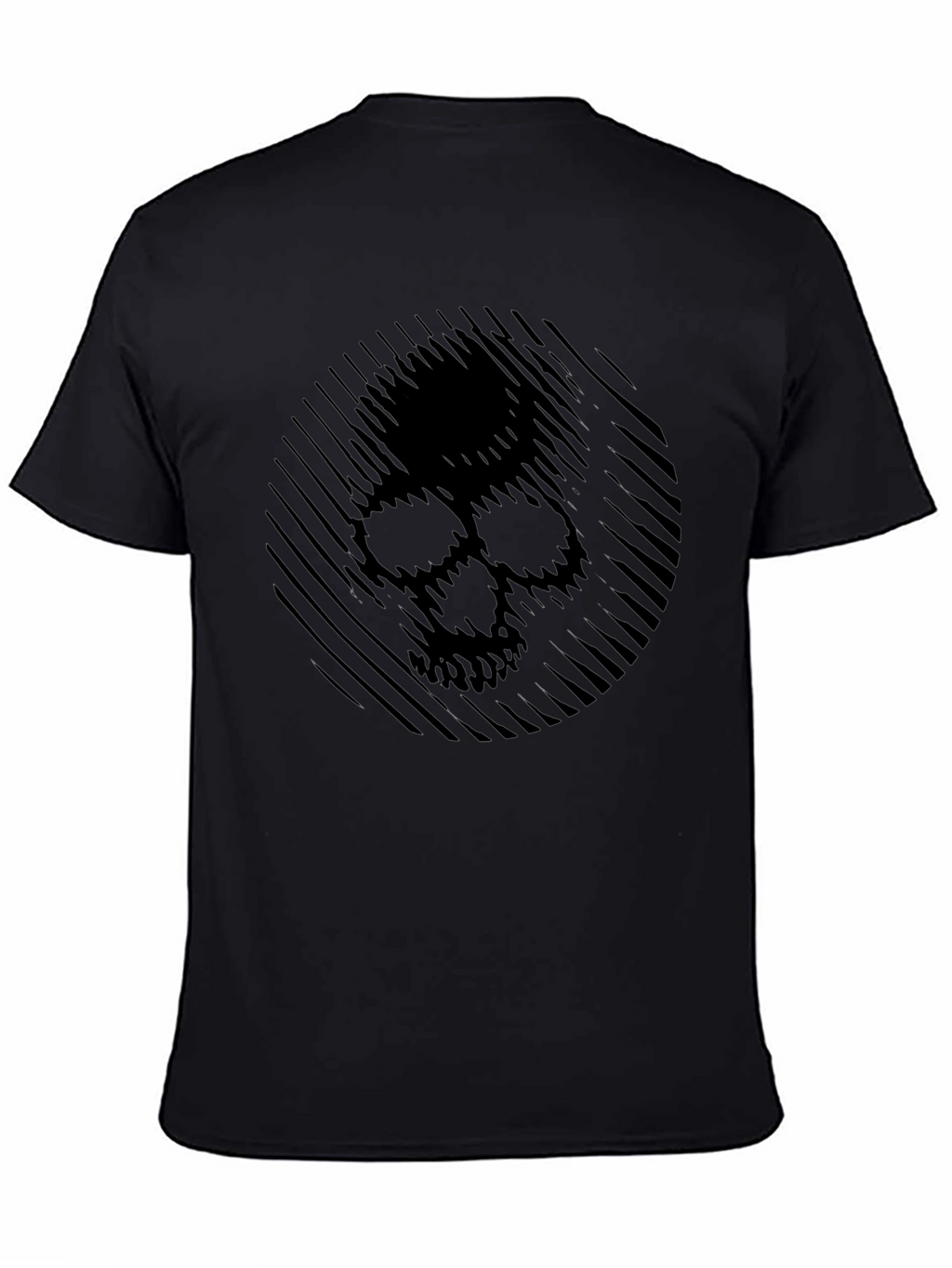 Abstract Skull Graphic Mens T-Shirt