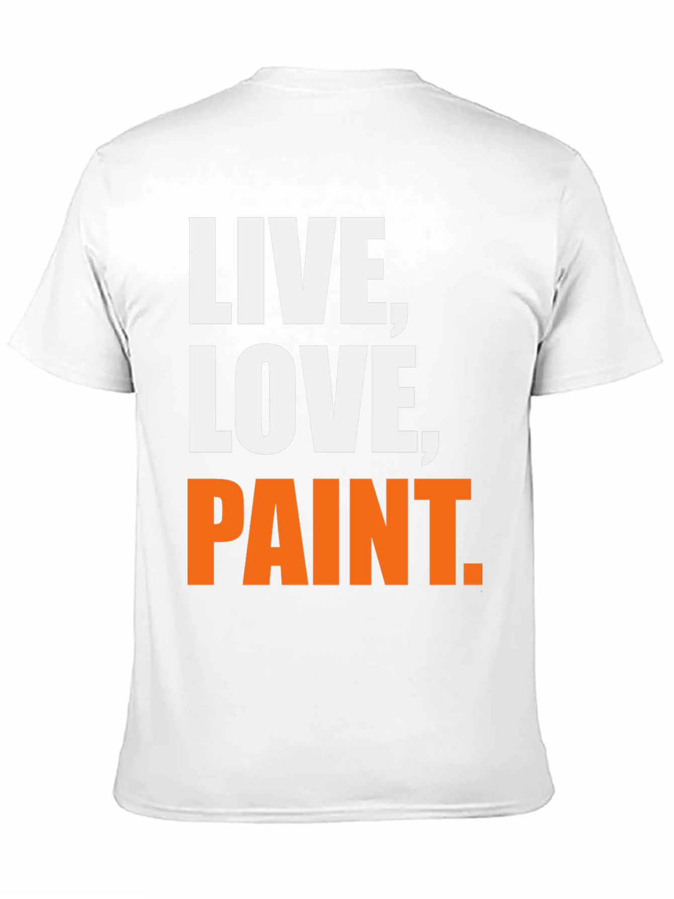 Live Love Paint Graphic Tee - Artistic Expression T-Shirt