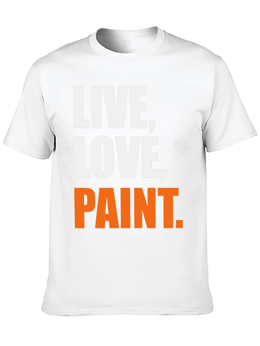 Live Love Paint Graphic Tee - Artistic Expression T-Shirt