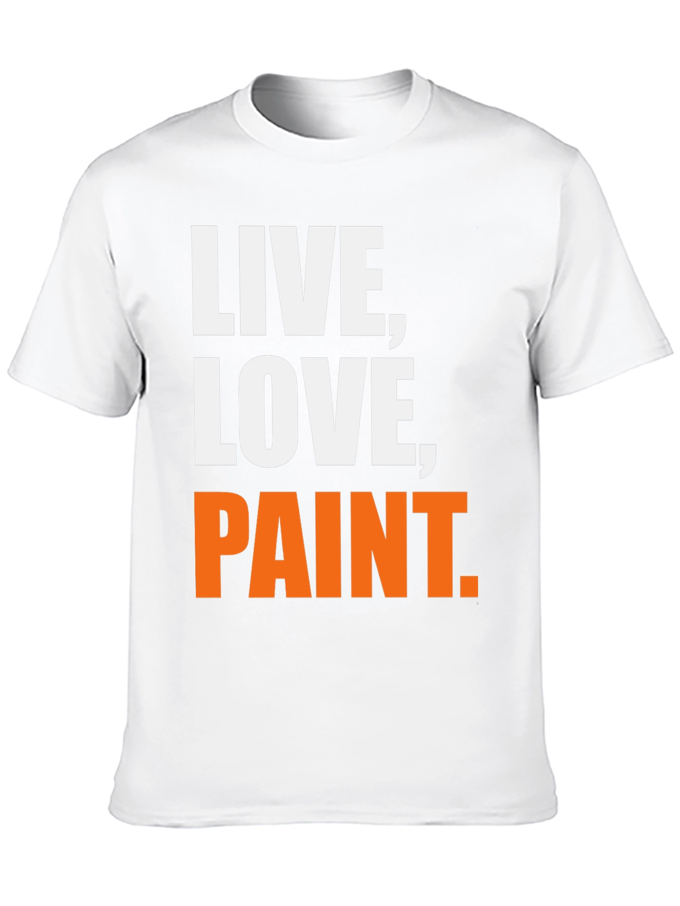 Live Love Paint Graphic Tee - Artistic Expression T-Shirt