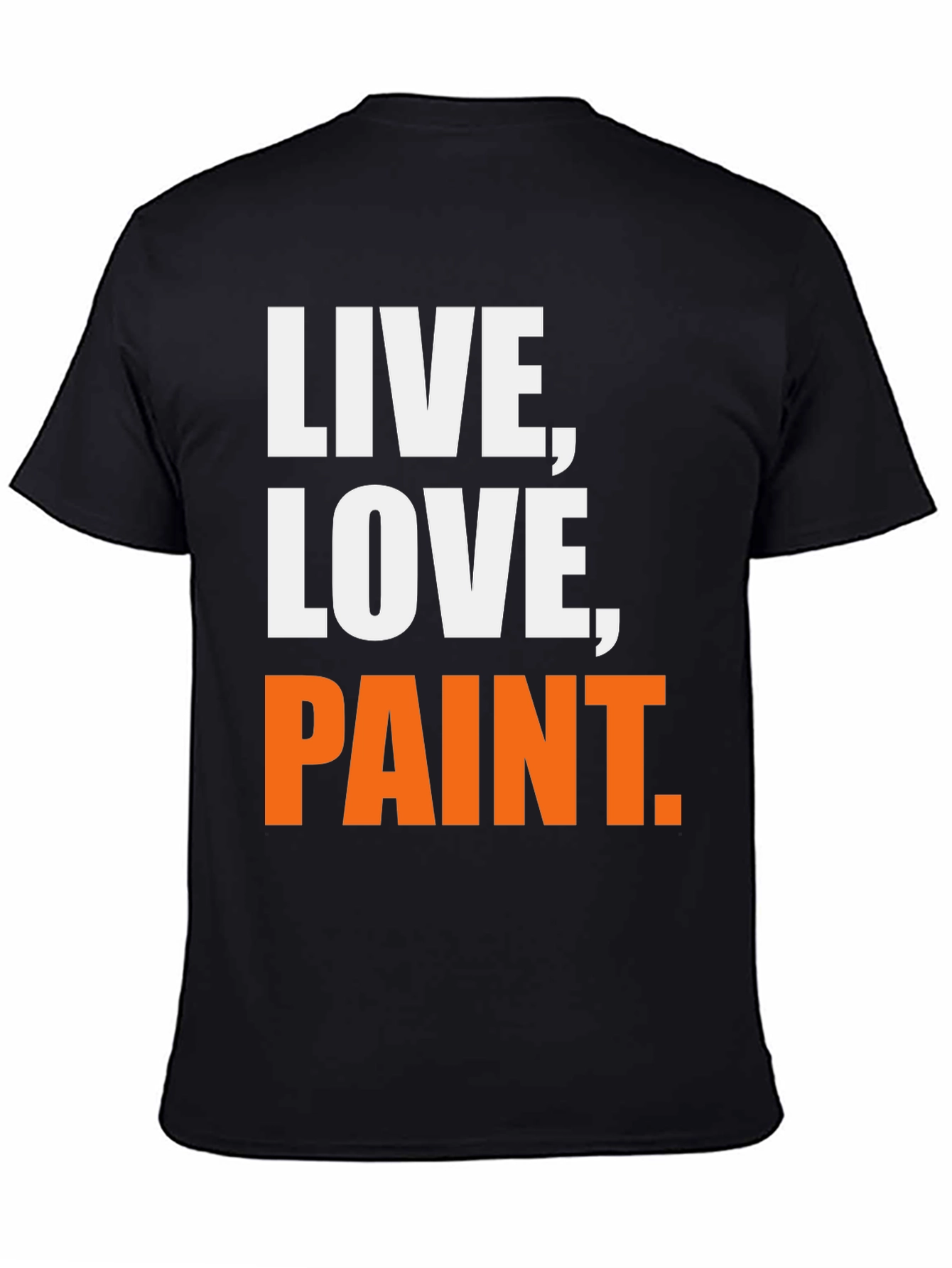 Live Love Paint Graphic Tee - Artistic Expression T-Shirt