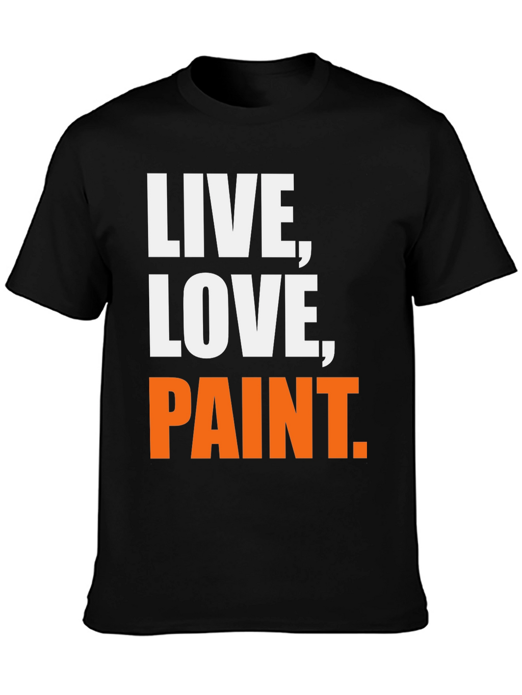 Live Love Paint Graphic Tee - Artistic Expression T-Shirt
