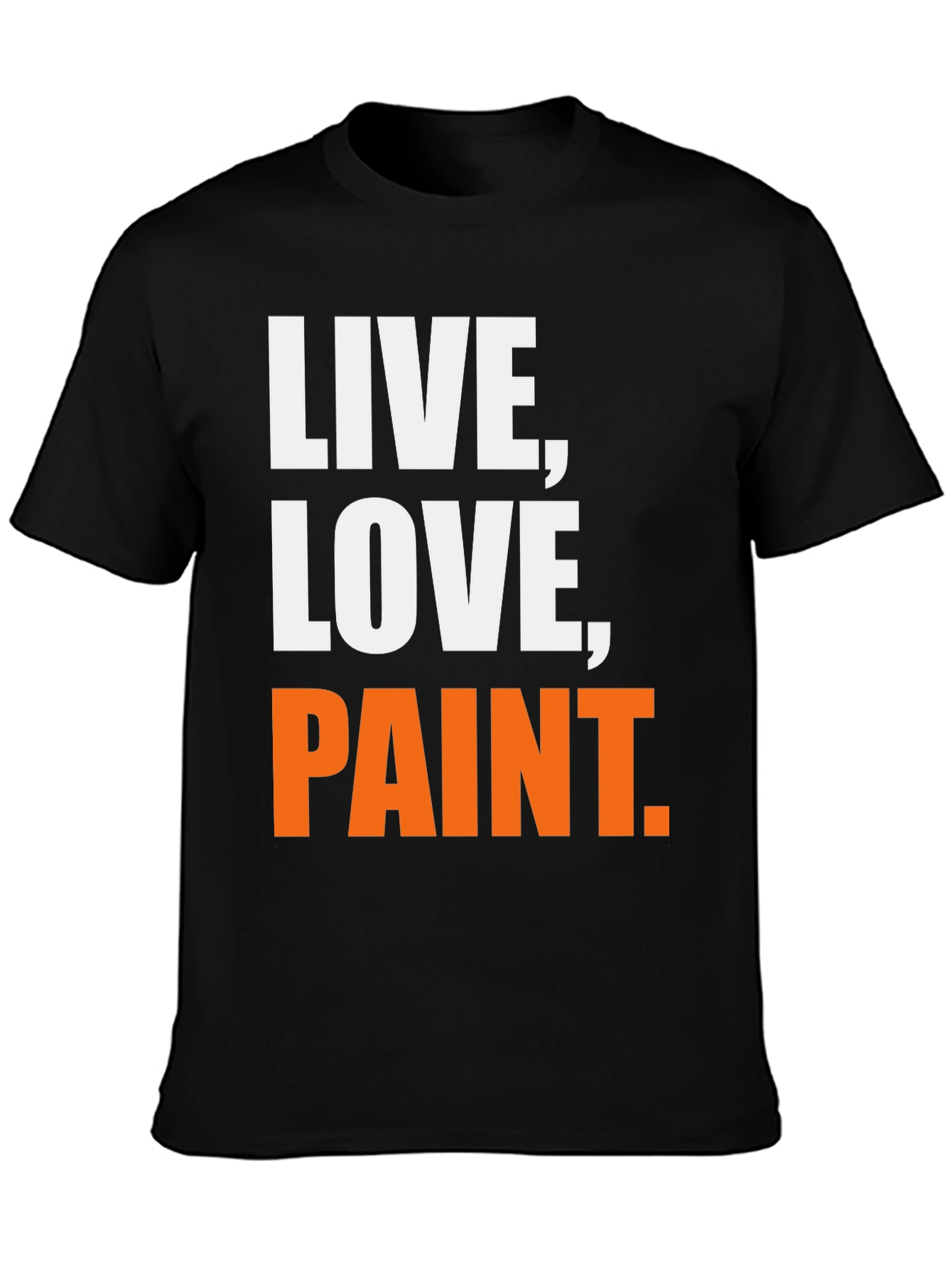 Live Love Paint Graphic Tee - Artistic Expression T-Shirt